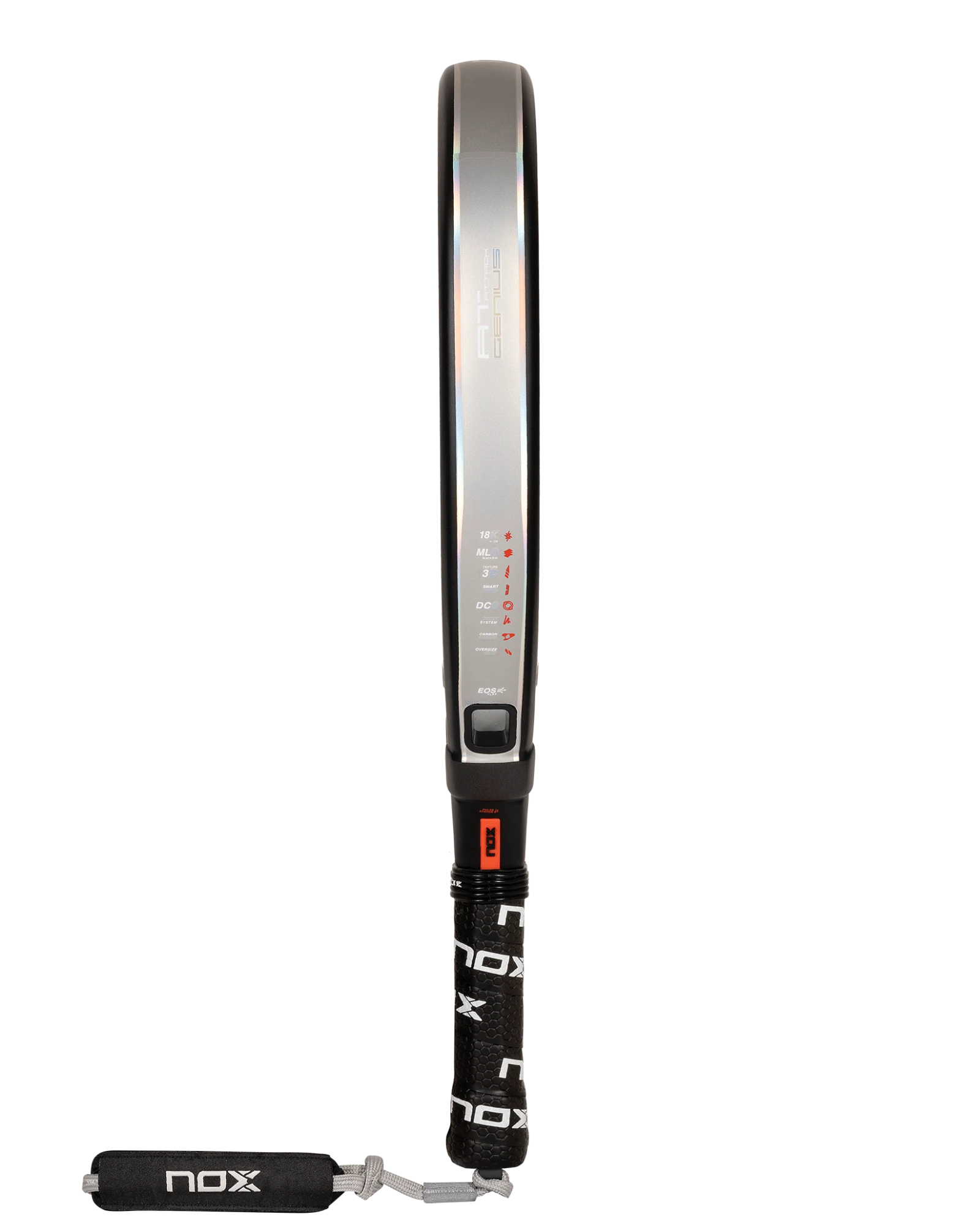 The Nox AT Genius Attack 18K Padel Racket