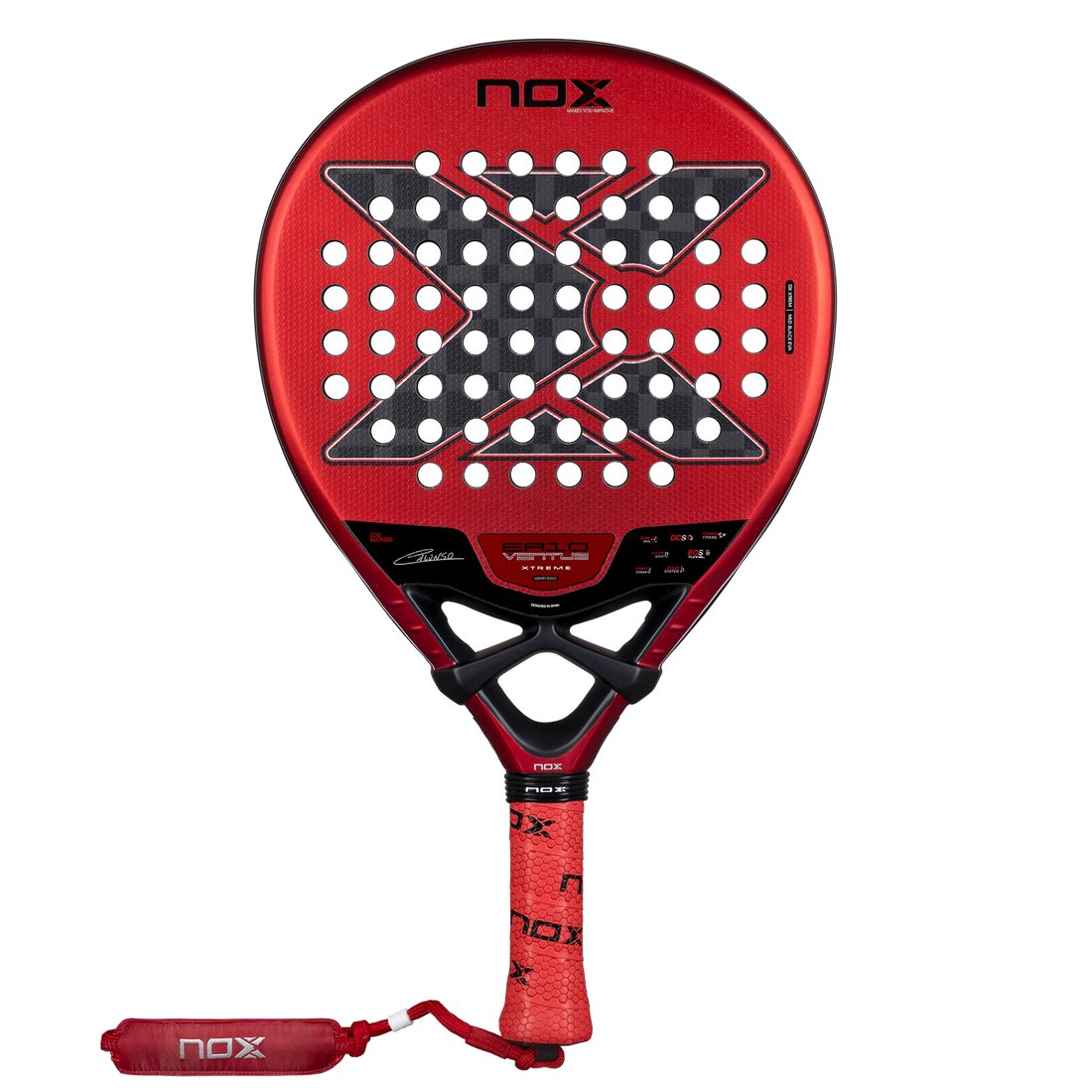 Nox EA10 VENTUS Hybrid 12K Xtreme teardrop padel racket