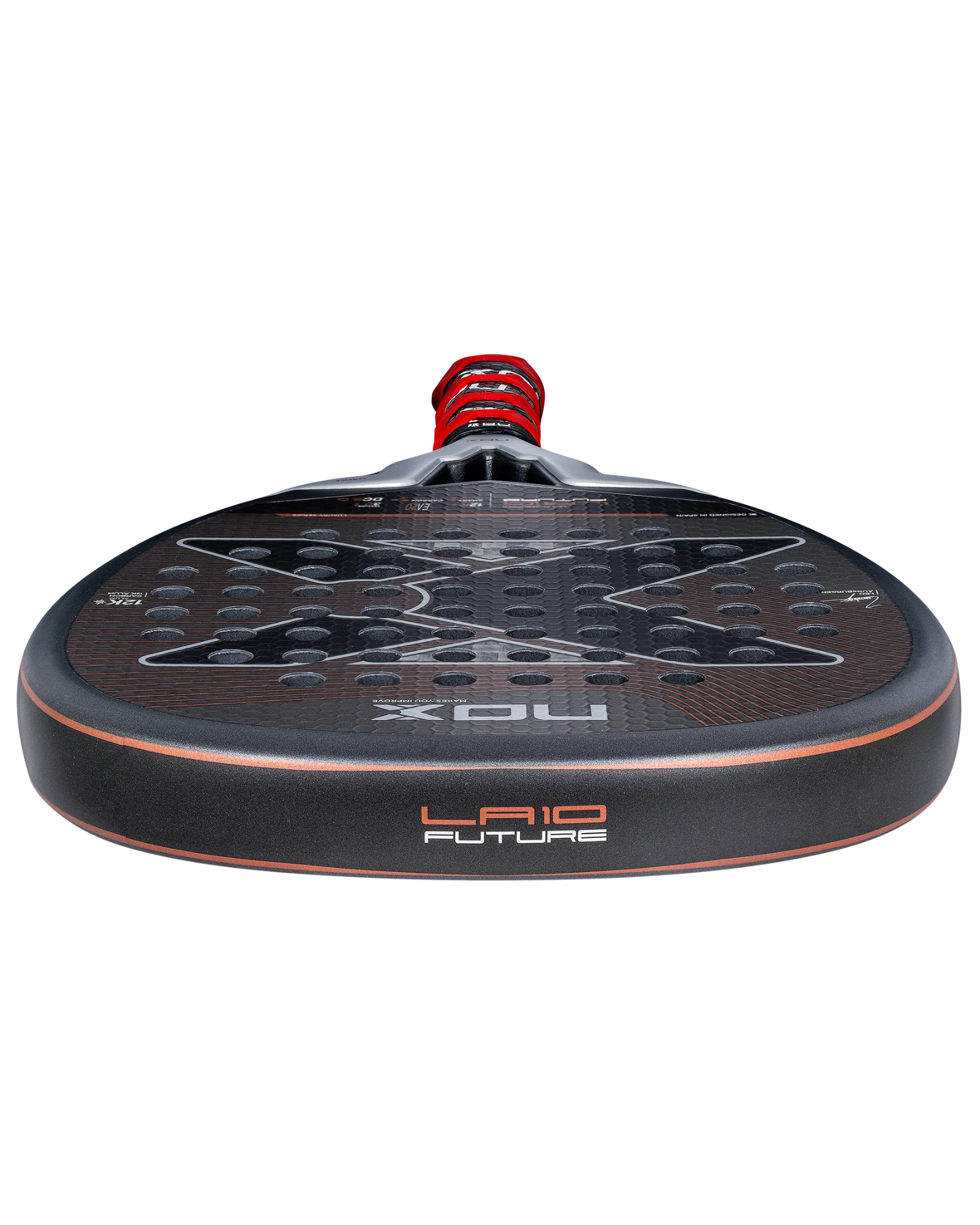 The Nox LA10 Future 12k 2024 by Leo Augsburger Padel Racket