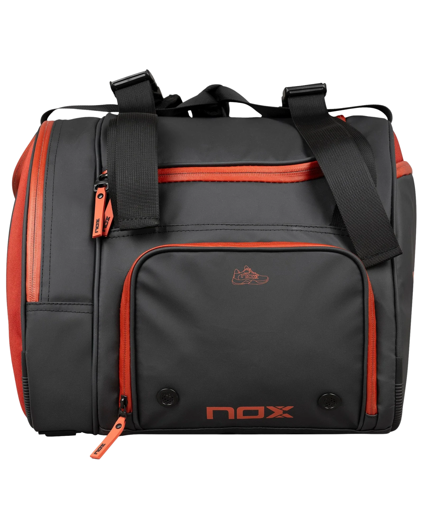 Bolsa de pádel Nox LUXURY OPEN Series negra/roja
