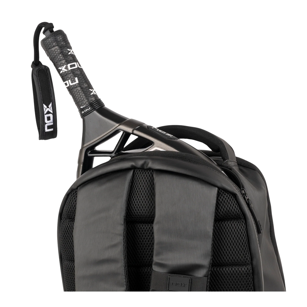 Spacious Nox PRO SERIES Black Backpack Padel Bag - Padel USA