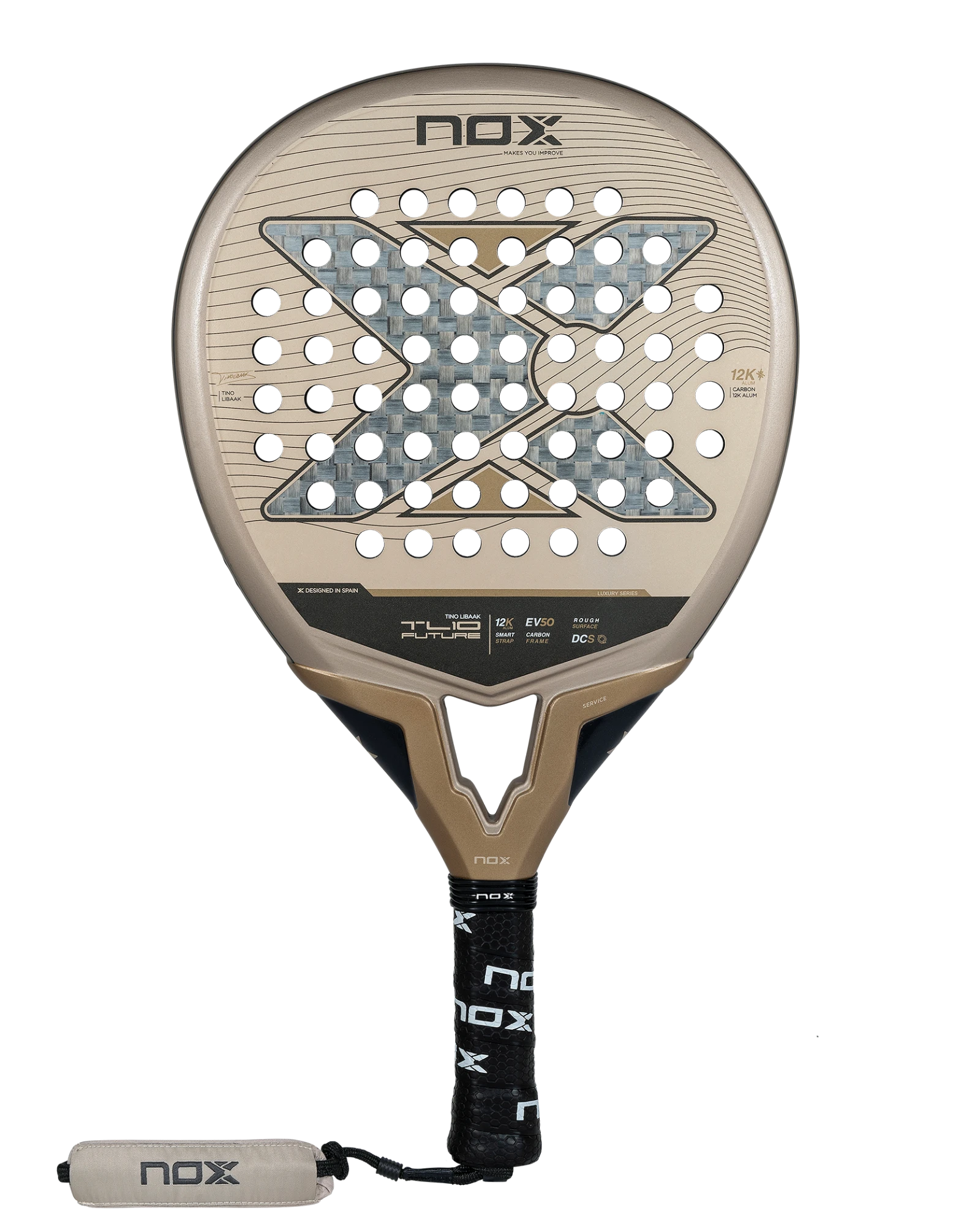 The Nox TL10 Future 12k 2024 by Tino Libaak Padel Racket
