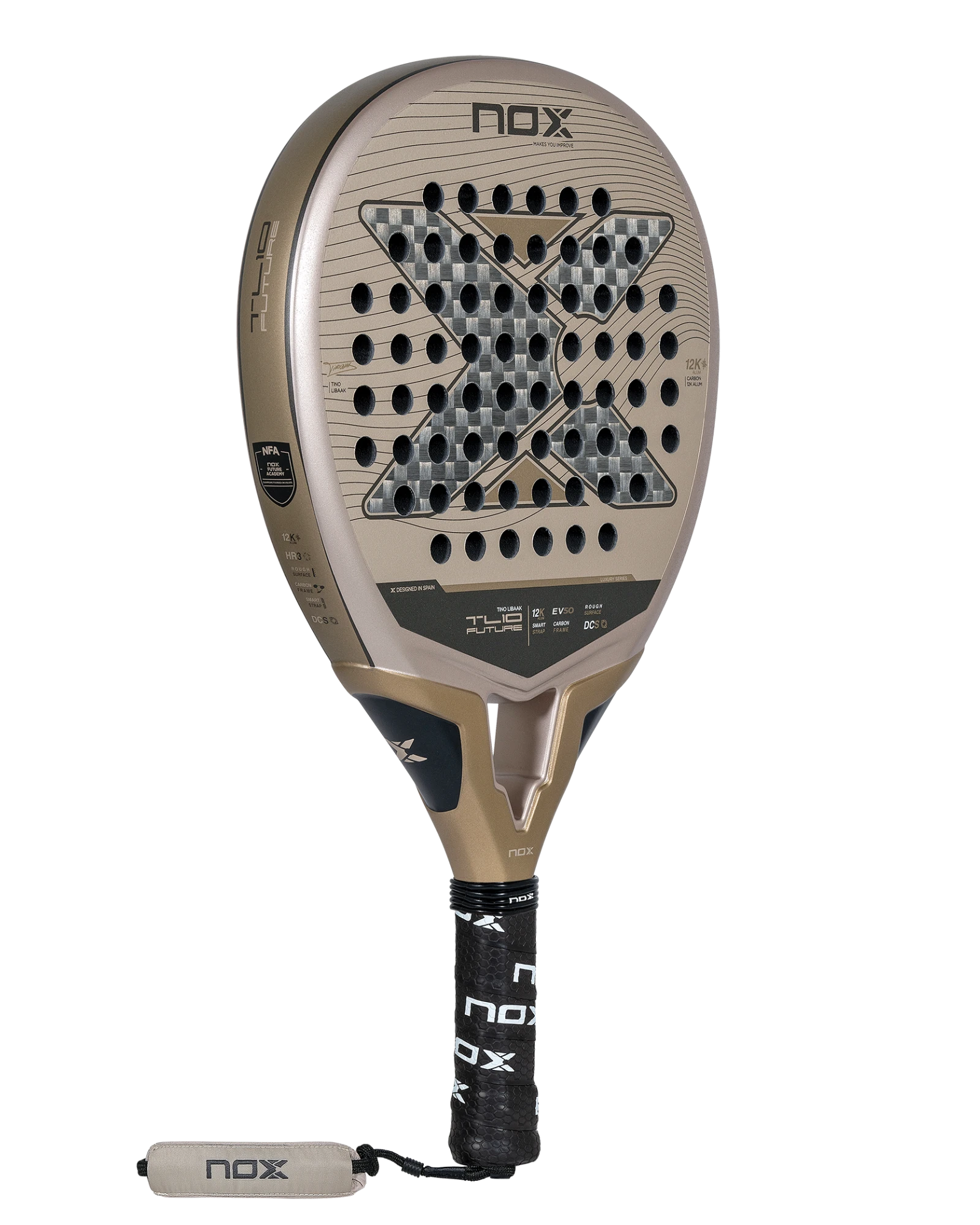 The Nox TL10 Future 12k 2024 by Tino Libaak Padel Racket