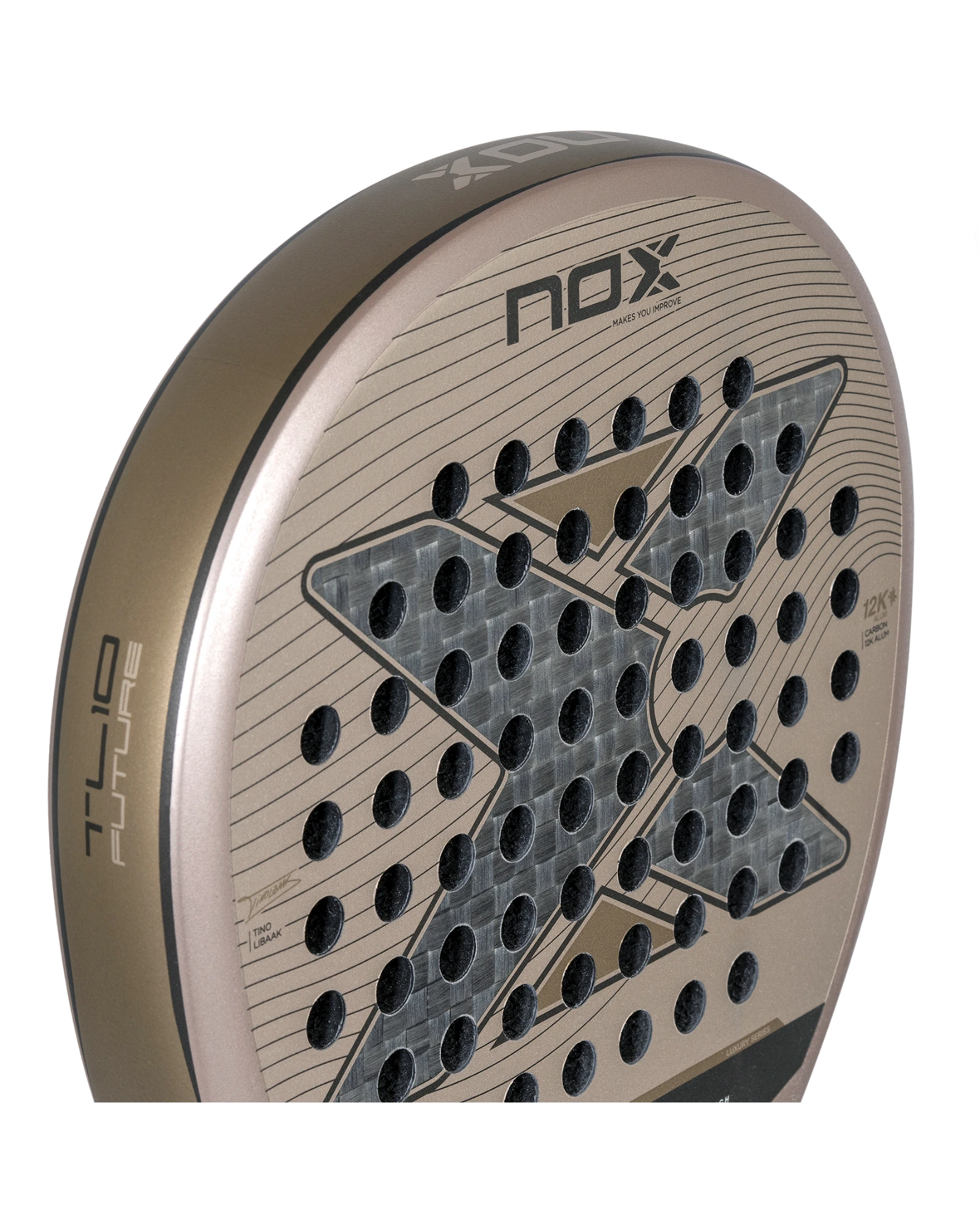 The Nox TL10 Future 12k 2024 by Tino Libaak Padel Racket