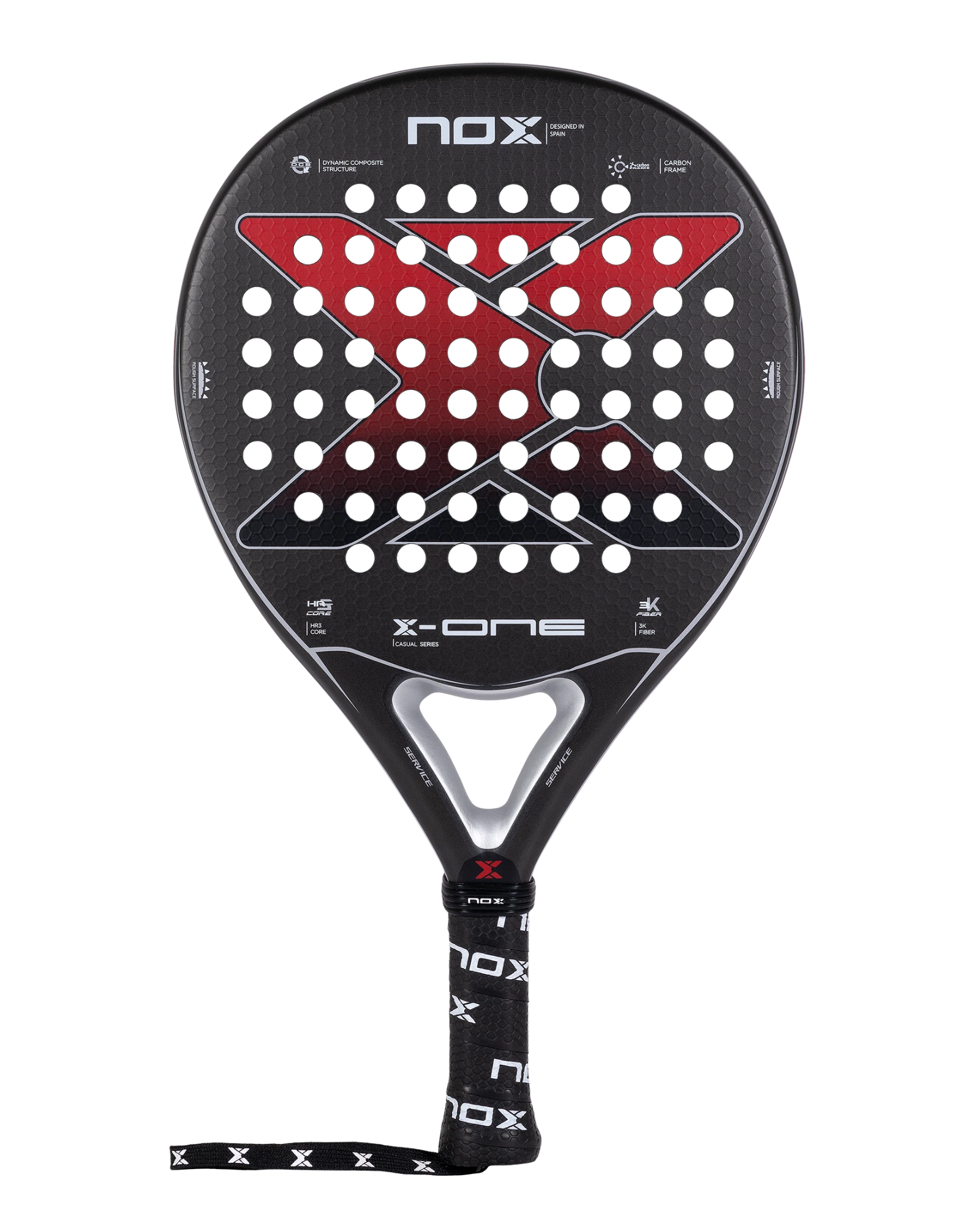 The Nox X-ONE EVO Rouge 2023 Padel Racket