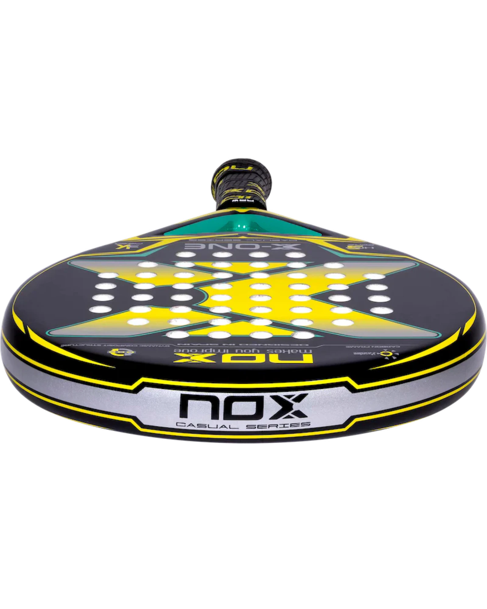 Pala de pádel Nox X-ONE amarilla