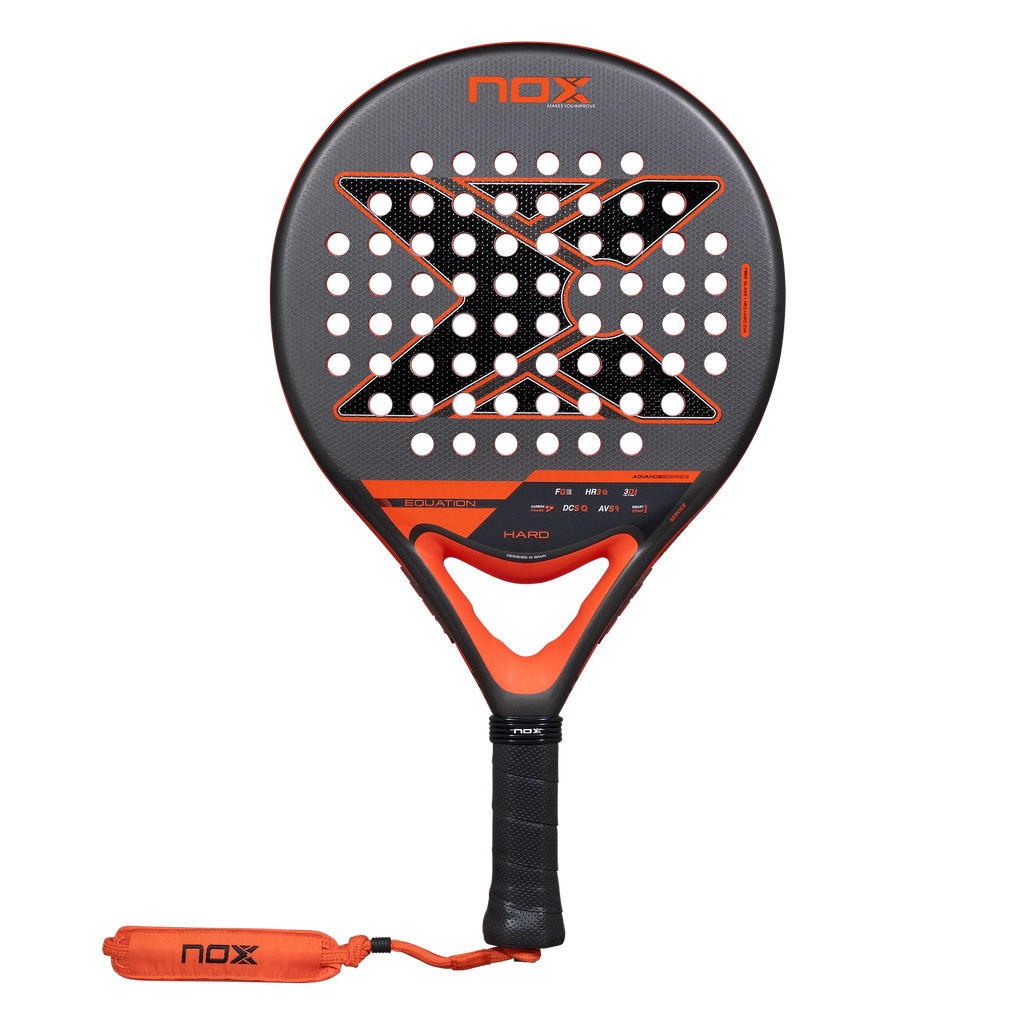 Nox Equation Hard Advanced 2027 padel racket, front face
