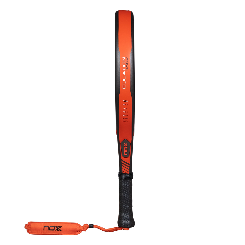 Nox Equation Hard Advanced 2027 padel racket, side profile