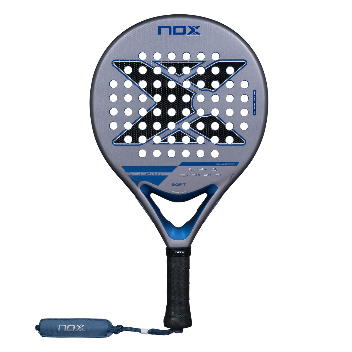 Nox Equation Soft Advanced 2027 padel racket, front face