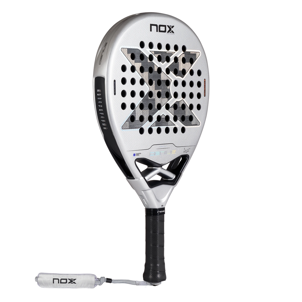 Nox Genius 12K Alum XTREM 2027 by Agustín Tapia padel racket, alternate face