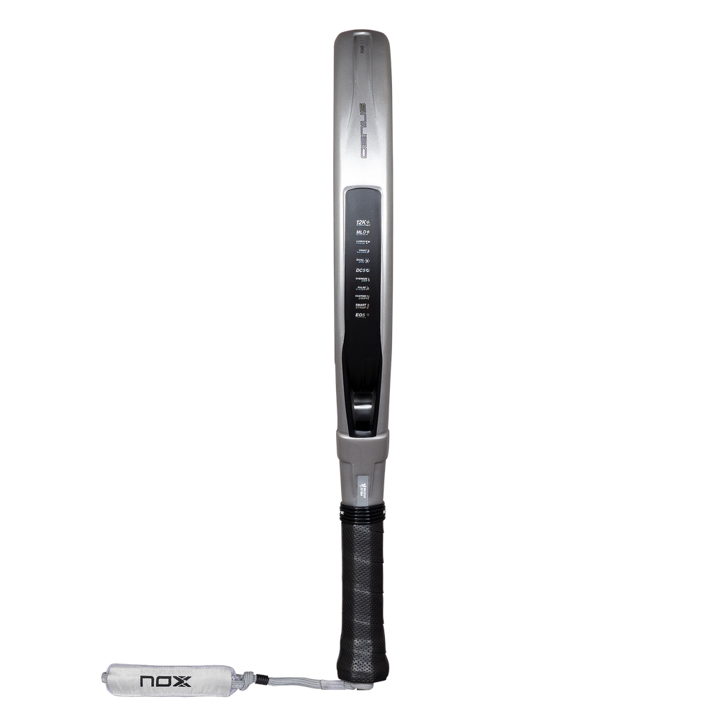 Nox Genius 12K Alum XTREM 2027 by Agustín Tapia padel racket, side profile