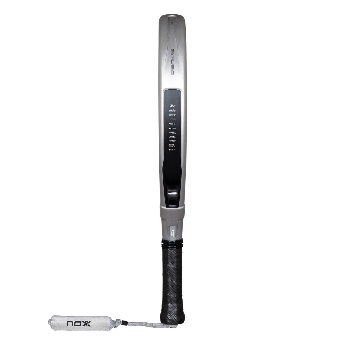 Nox Genius 12K Alum XTREM 2027 by Agustín Tapia padel racket, side profile
