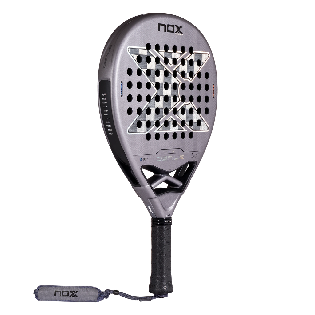 Nox Genius 18K Alum 2027 by Agustín Tapia padel racket, alternate face