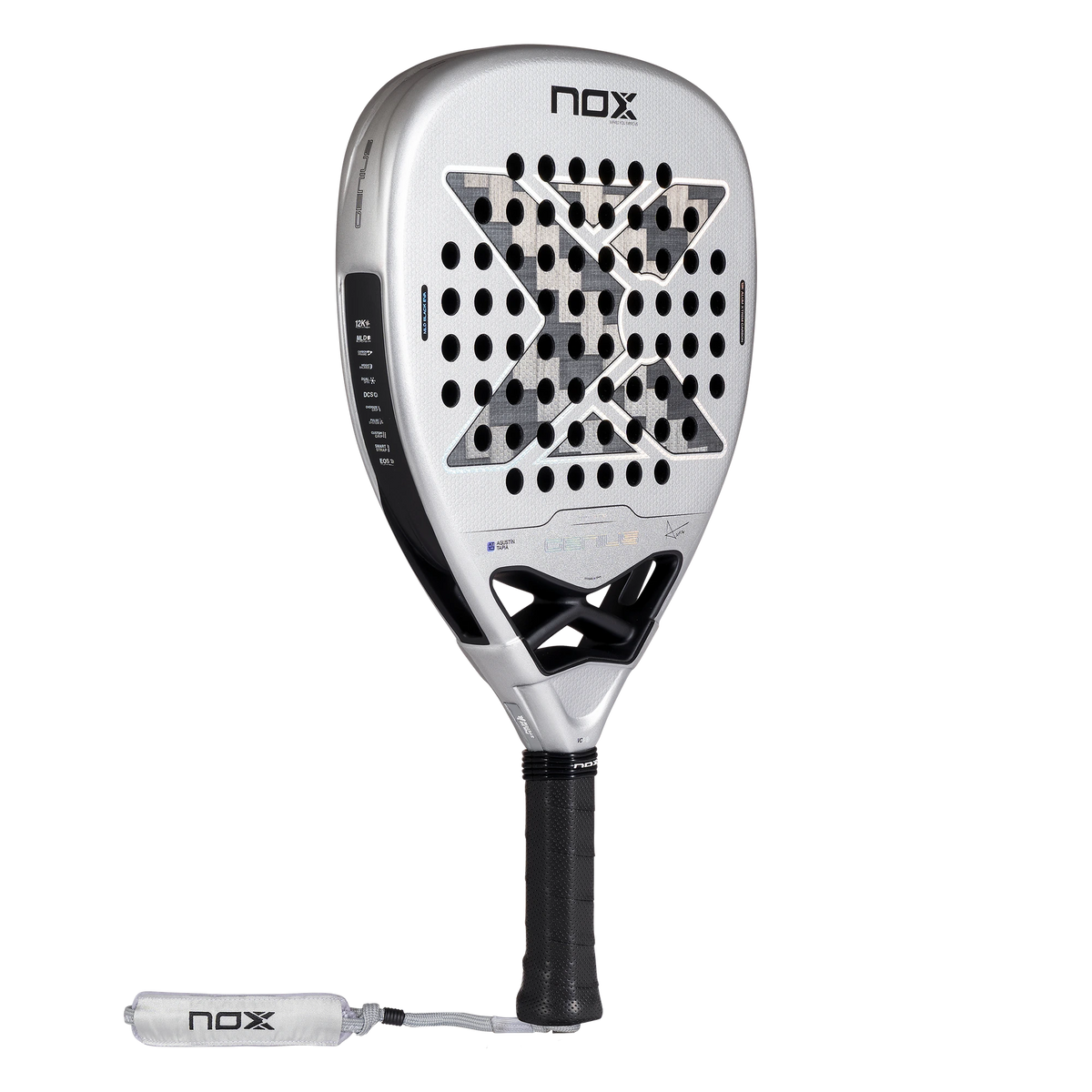 Nox Genius Attack 12K Alum XTREM 2027 by Agustín Tapia padel racket, alternate face
