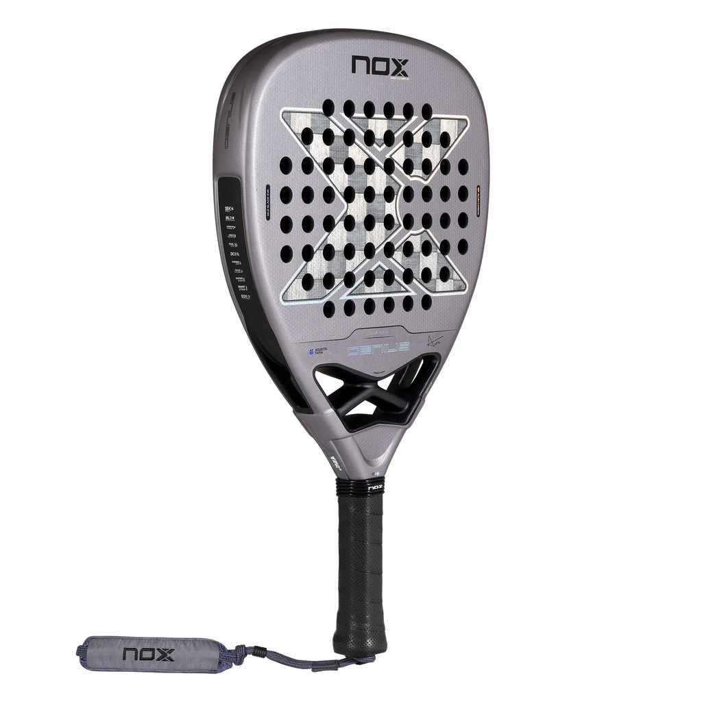 Nox Genius Attack 18K Alum 2027 by Agustín Tapia padel racket, alternate face