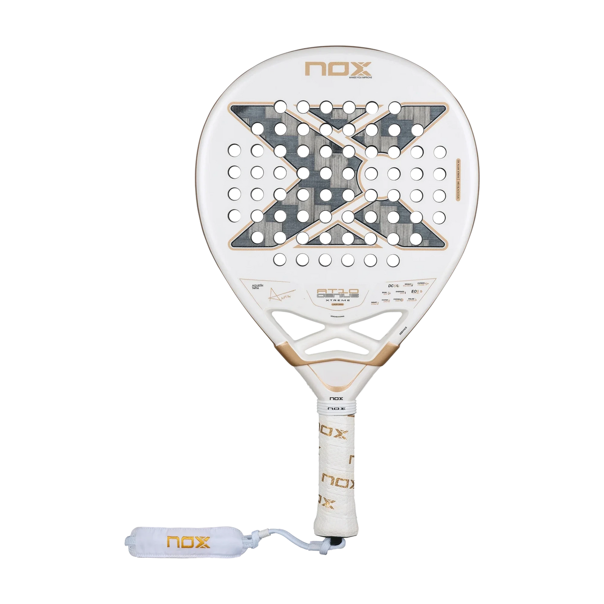 Nox AT10 Genius 12K ALUM Xtreme racket — included in the Nox Padel Pack