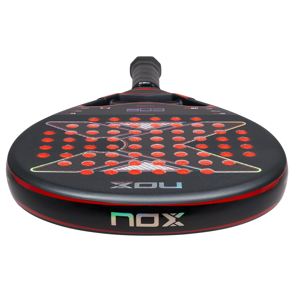 Nox Pro Cup Hard 2027 by Agustín Tapia padel racket, top rim view