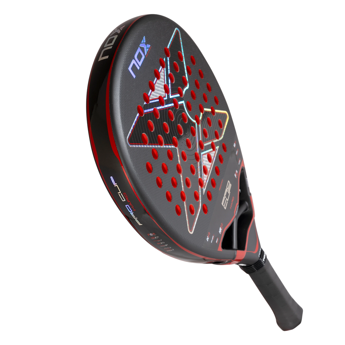 Nox Pro Cup Hard 2027 by Agustín Tapia padel racket, angled full racket view