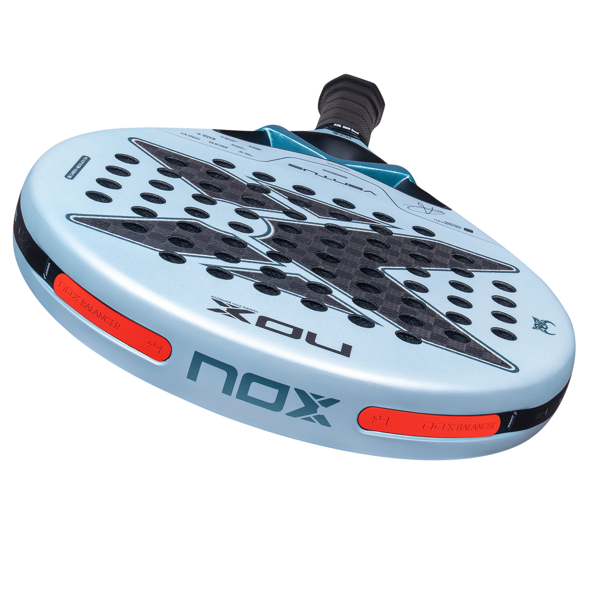 Nox Ventus Control 12K 2027 by Aranzazu Osoro padel racket, edge detail