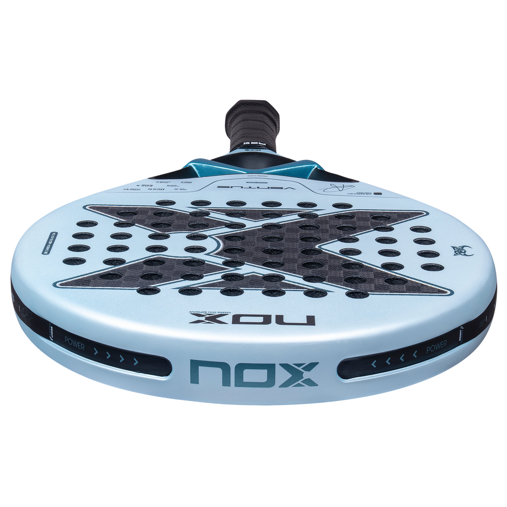 Nox Ventus Control 12K 2027 by Aranzazu Osoro padel racket, top rim view