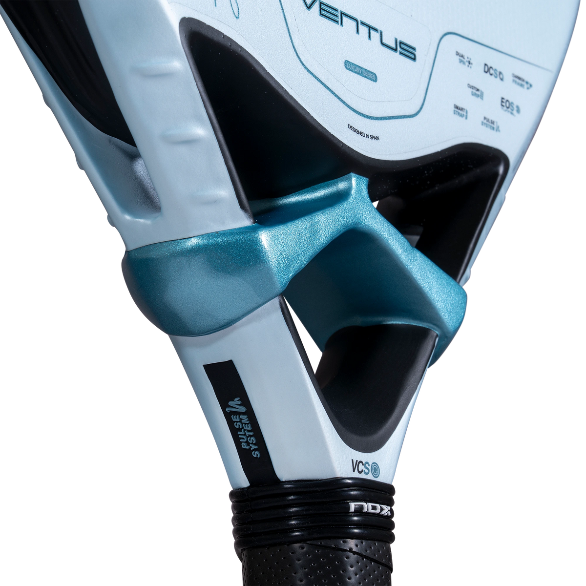 Nox Ventus Control 12K 2027 by Aranzazu Osoro padel racket, throat detail