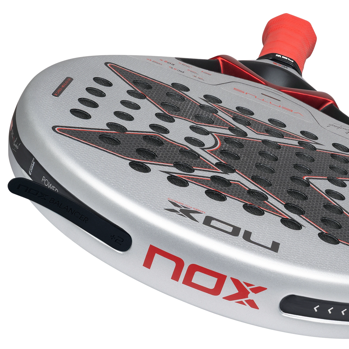 Nox Ventus Control 3K 2027 by Miguel Lamperti padel racket, edge detail