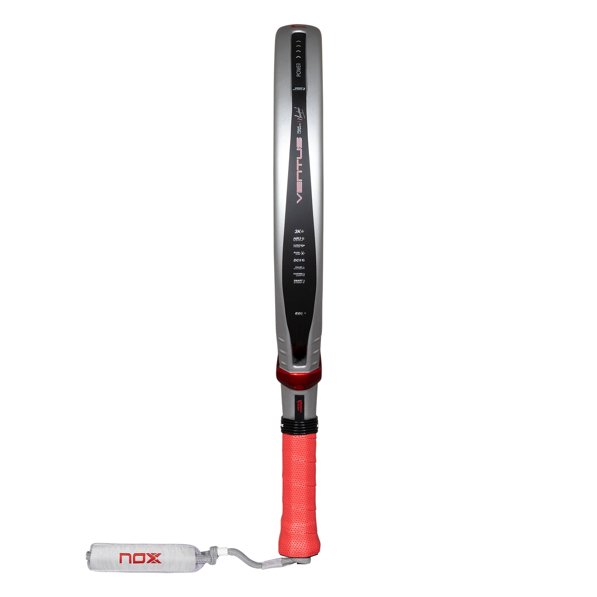 Nox Ventus Control 3K 2027 by Miguel Lamperti padel racket, side profile