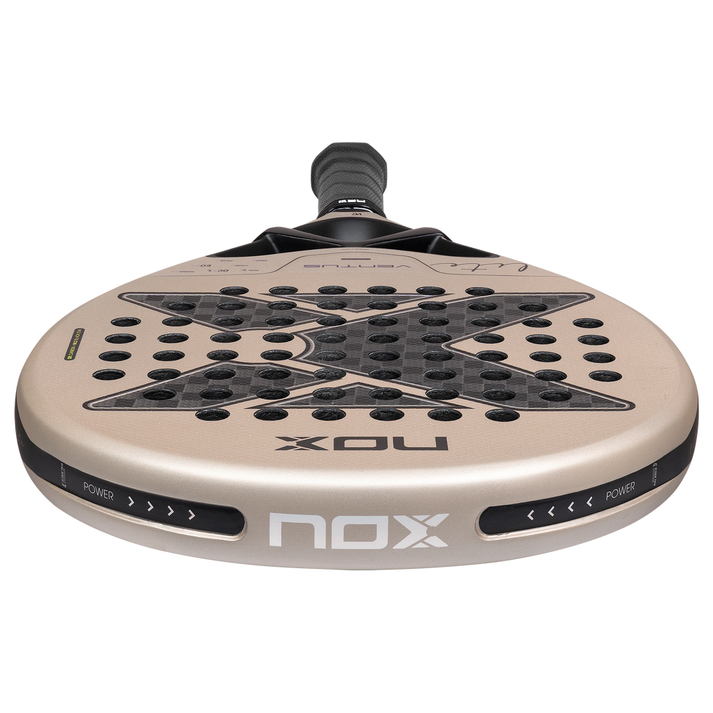 Nox Ventus Hybrid 12K Lite 2027 padel racket, top rim view