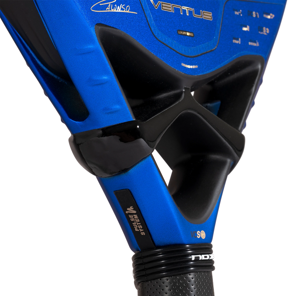 Nox Ventus Hybrid 12K XTREM 2027 by Edu Alonso padel racket, throat detail