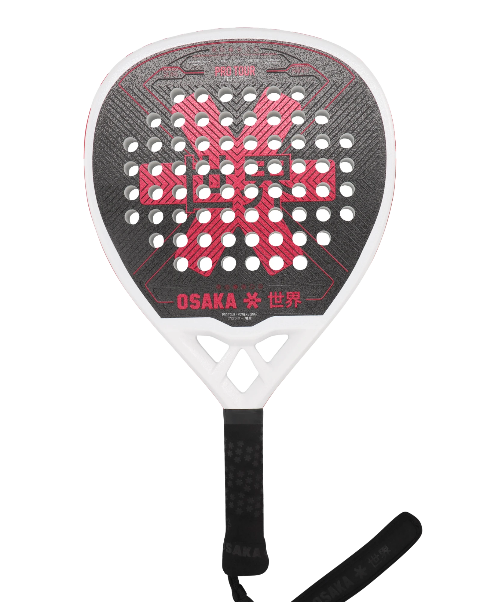 The Osaka Pro Tour Power - Red Padel Racket