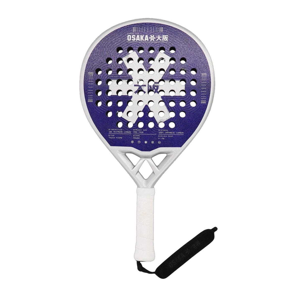 Osaka Padel Racket - Pro Tour - Control, front view