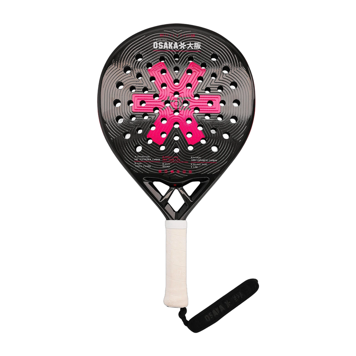 Osaka Padel Racket - Pro Tour LTD - Control, front view