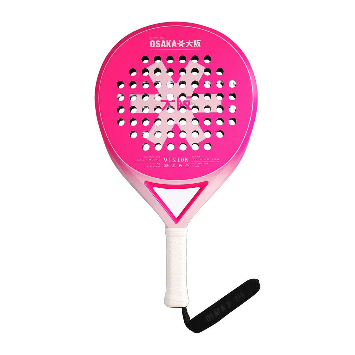 Osaka Padel Racket - Vision - Control, front view