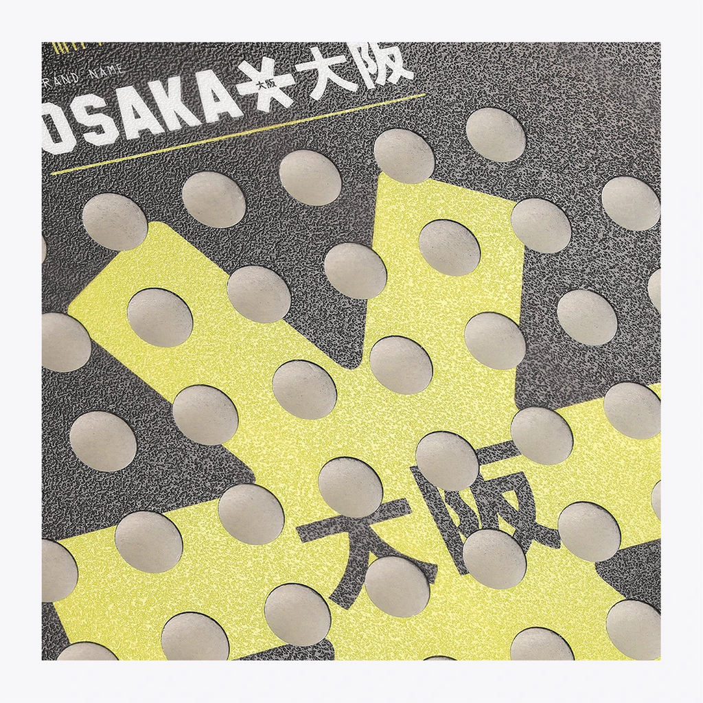 Osaka Padel Racket - Vision Pro - Power, close-up