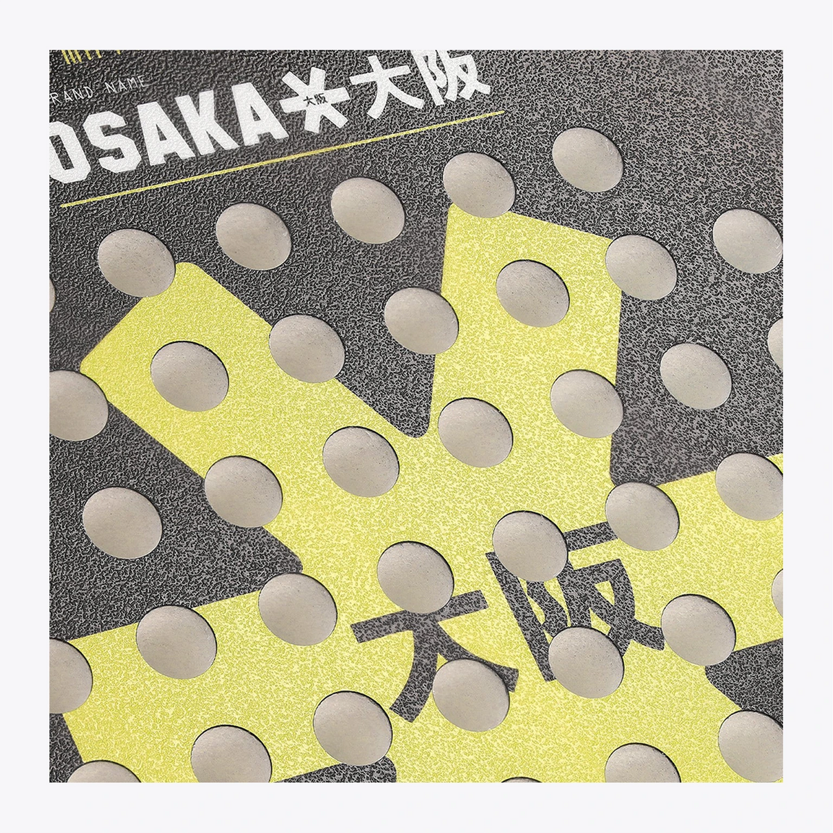 Osaka Padel Racket - Vision Pro - Power, close-up
