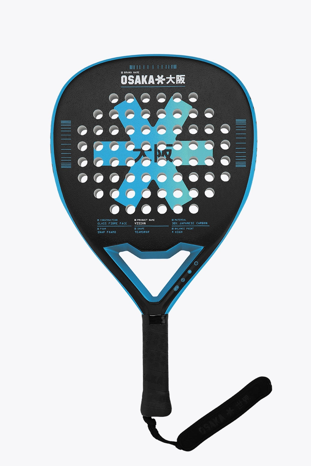 Osaka Padel Racket - Vision - Power | Electric Blue