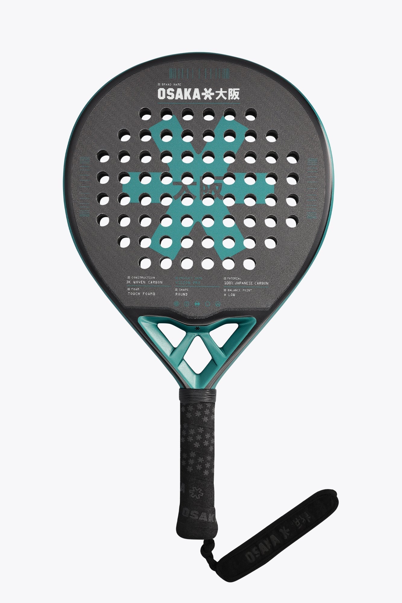 Osaka Padel Racket - Vision Pro - Control | Transformative Teal