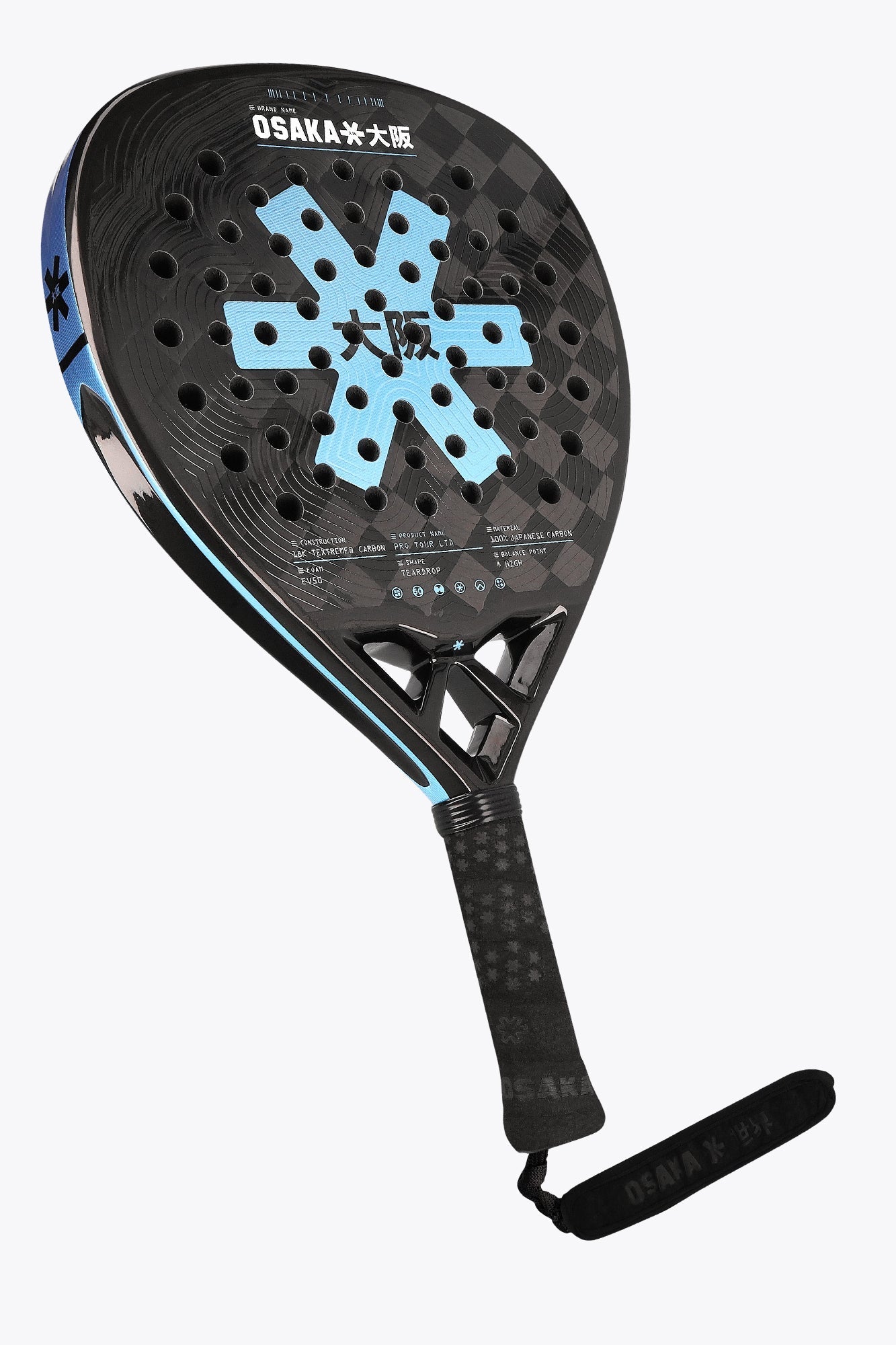 Osaka Padel Racket - Pro Tour LTD - Power | Silver Lake Blue