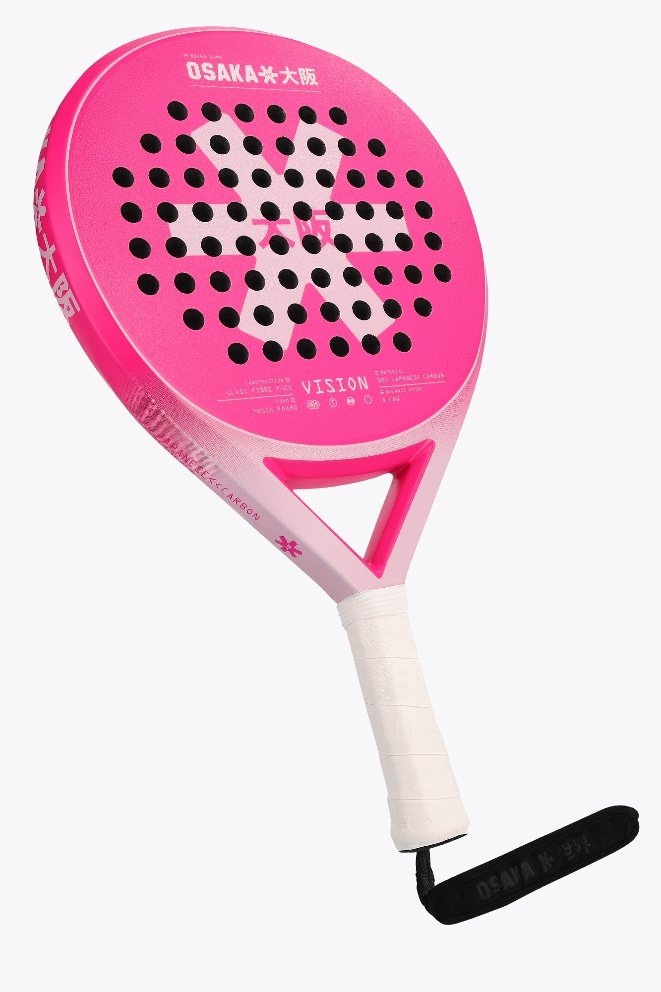 Osaka Padel Racket - Vision - Control | Electric Fuchsia – Padel USA