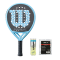 Premium Padel Pack — Wilson Endure racket, Head padel balls and Siux overgrips shown together