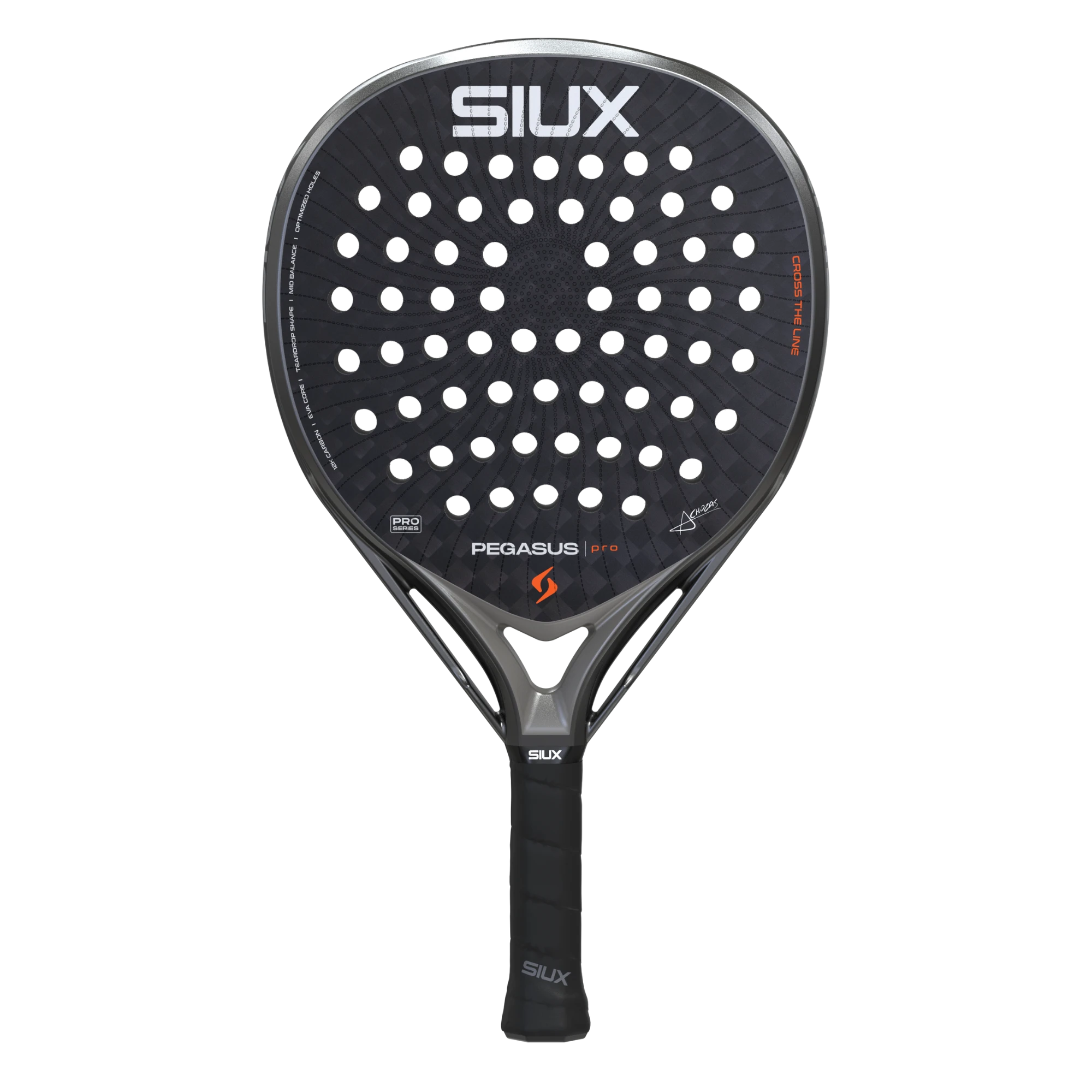 Siux Pegasus Pro 2026 Storm Grey Padel Racket | Padel USA Store