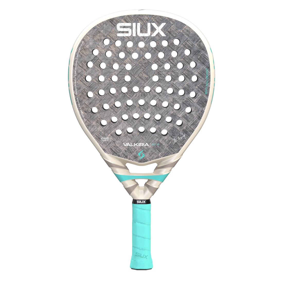 Siux Valkiria Pro 2026 teardrop padel racket