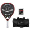 Siux Padel Pack — Siux Electra Pro racket, Siux bag and Siux overgrips shown together