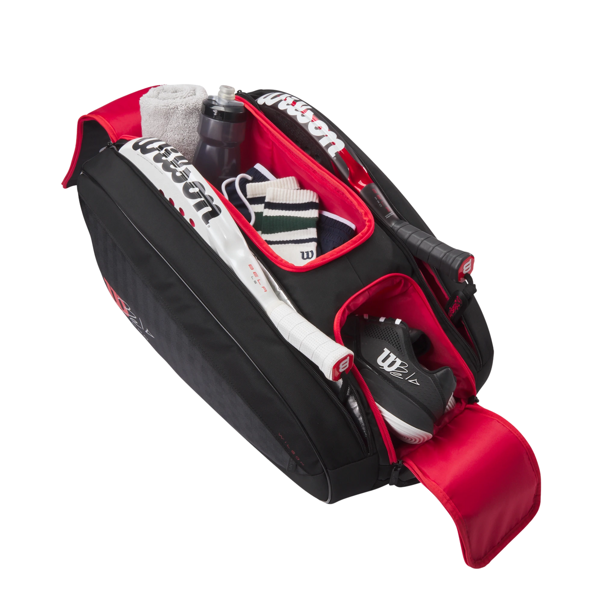 Wilson Bela V3 Padel Racket Bag Black/Red | Padel USA Store