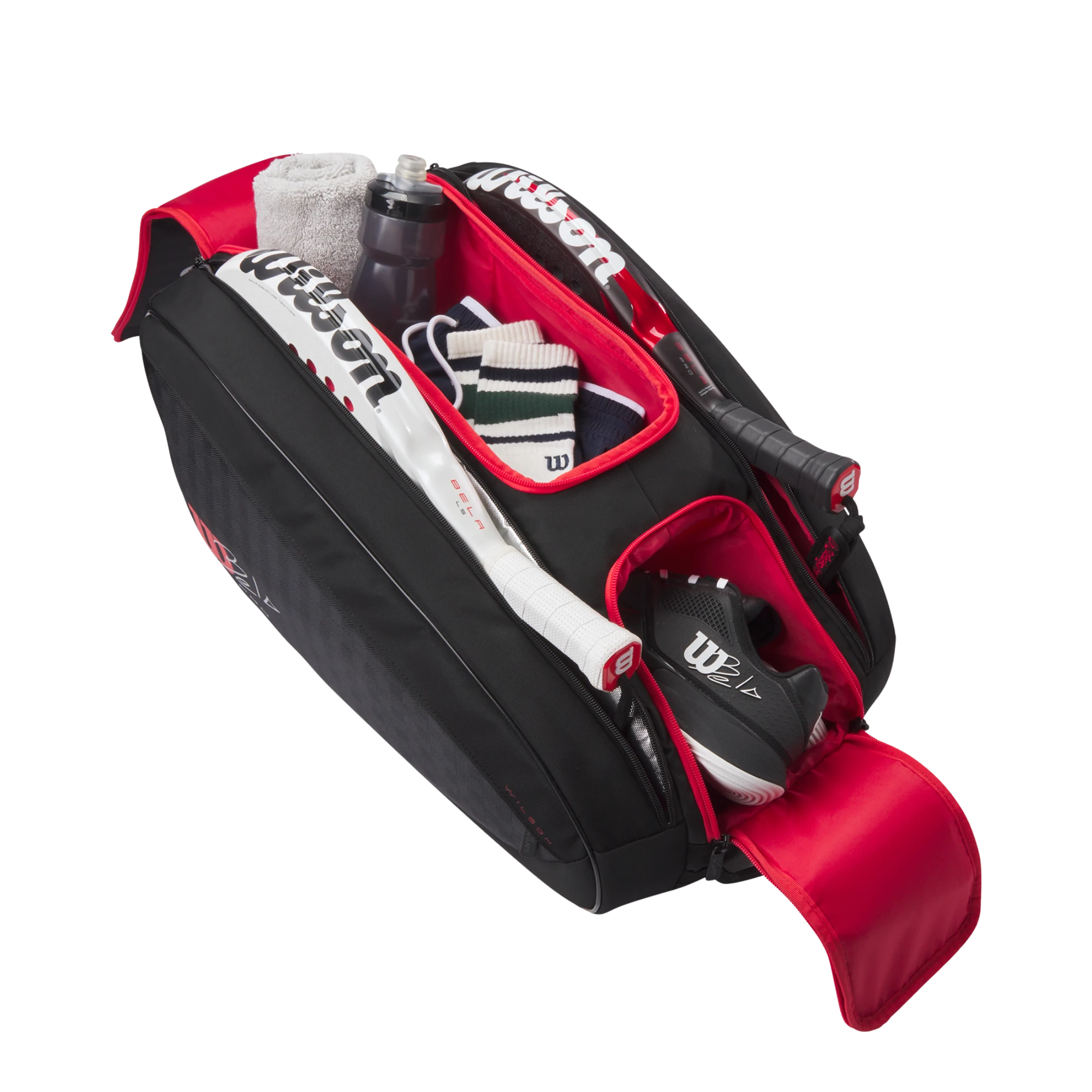 Wilson Bela V3 Padel Racket Bag Black/Red