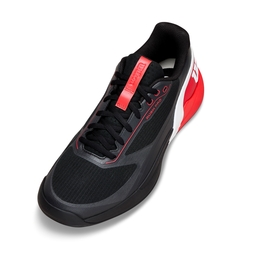 Wilson Rush PRO 5 Men Padel Shoes 2026 Black/Rd