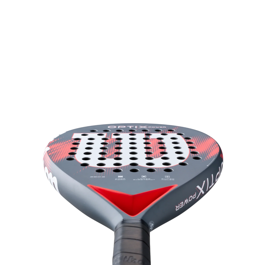 Premium Wilson Optix V2 Power Red 2026 Padel Racket - Padel USA