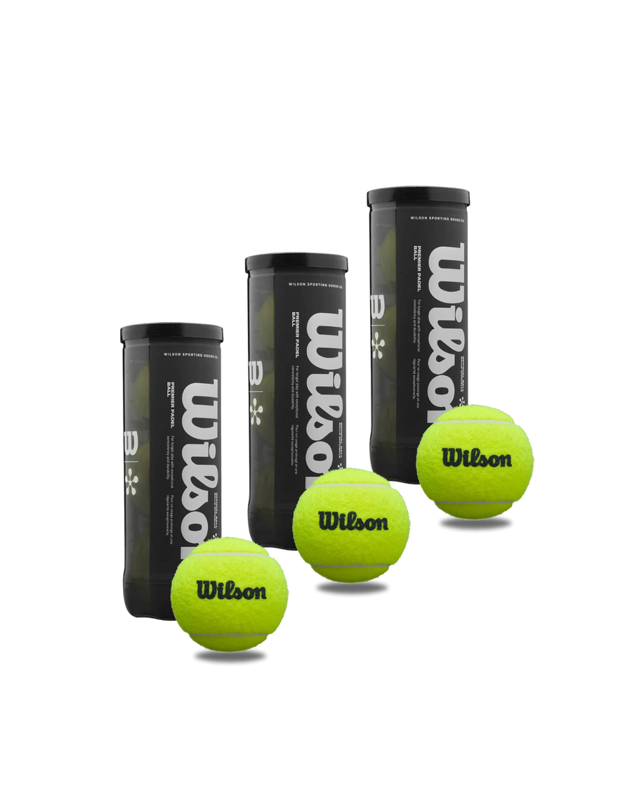 Wilson Premier Padel Balls — Pack of 3 cans