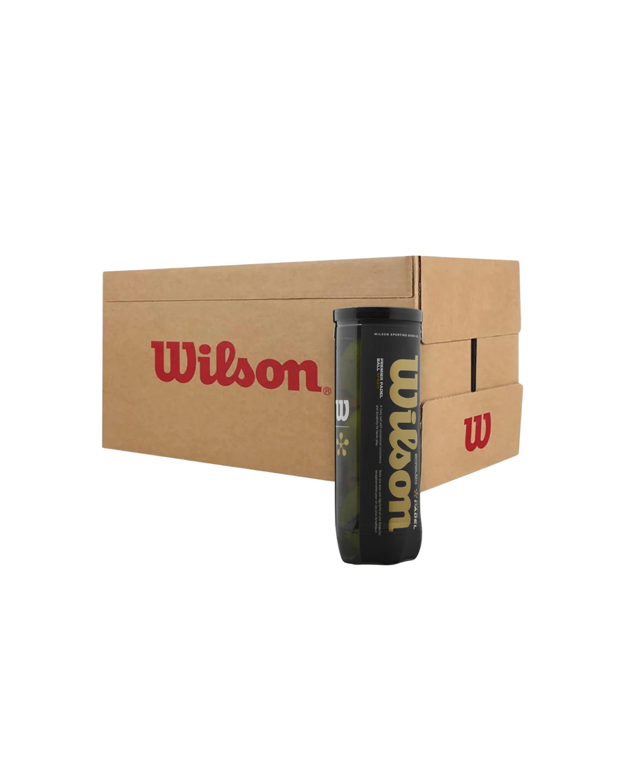 Wilson Premier Speed Padel Balls — Box of 24 cans