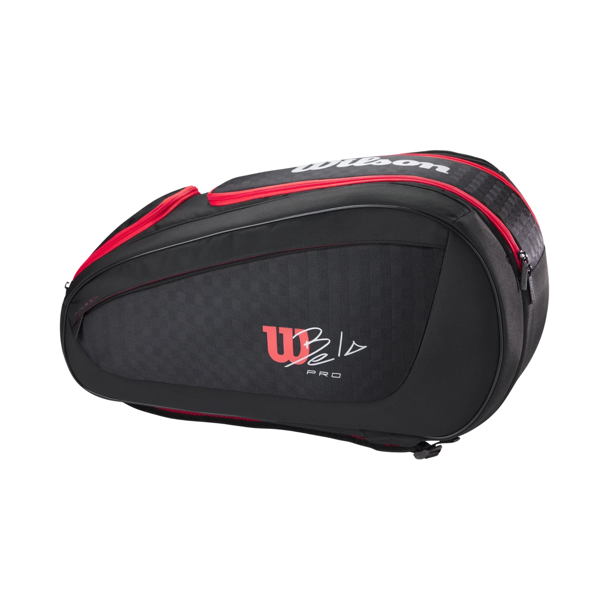 Wilson Bela V3 padel bag, black and red